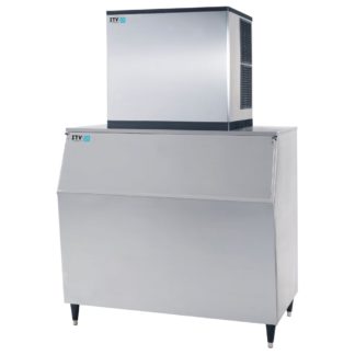 ITV Ice Makers MS1000W2H/S1050 970 lb Spika Half Cube Ice Machine w/ Bin - 1048 lb Storage, Air Cooled, 115v