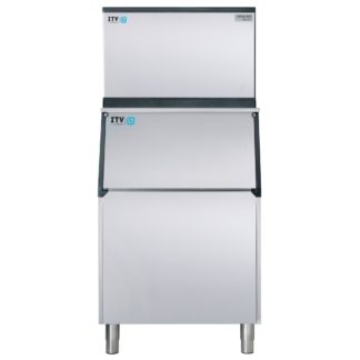ITV Ice Makers MS500AF/S500 494 lb Spika Full Cube Ice Machine w/ Bin - 510 lb Storage, Air Cooled, 115v