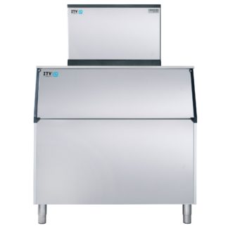 ITV Ice Makers MS500AF/S900 494 lb Spika Full Cube Ice Machine w/ Bin - 858 lb Storage, Air Cooled, 208-230v