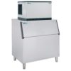 ITV Ice Makers MS500AH/S750 494 lb Spika Half Cube Ice Machine w/ Bin - 742 lb Storage, Air Cooled, 208-230v - Image 2