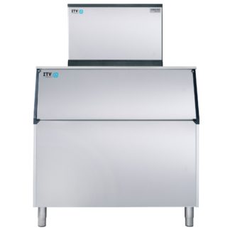 ITV Ice Makers MS500WH/S900 461 lb Spika Half Cube Ice Machine w/ Bin - 858 lb Storage, Water Cooled, 208/230v/1ph