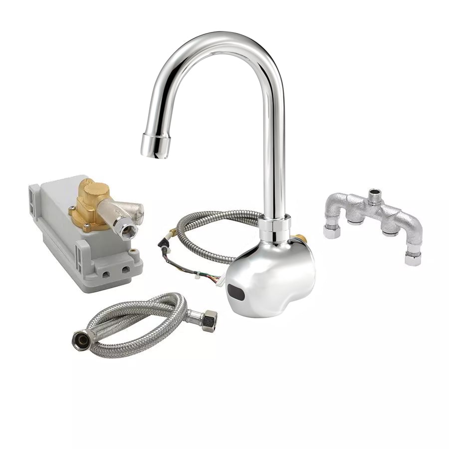 Krowne 16-190 Wall Mount Electronic Faucet - Single Hole, Gooseneck Spout - Image 2