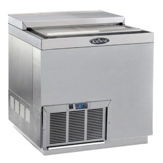 Krowne BC36-SS 36" Forced Air Bottle Cooler - Holds (192) 12 oz Bottles, Stainless Interior, 115v