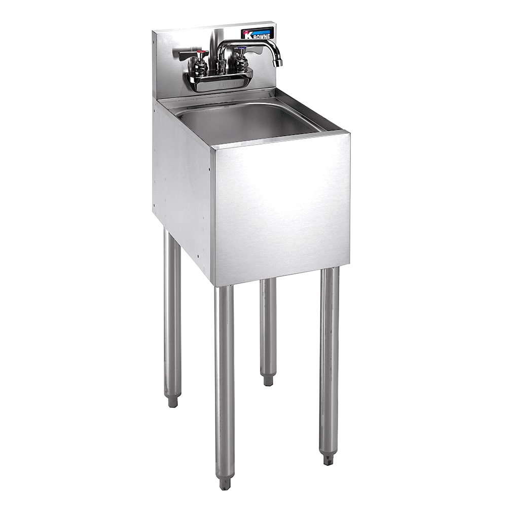 Krowne KR19-1C Commercial Hand Sink w/ 14"L x 10"W x 7"D Bowl