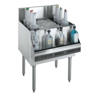 Krowne KR19-48DP-10 48" Royal Series Cocktail Station w/ 194 lb Ice Bin, Stainless
