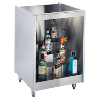 Krowne KR-L18 18" 4 Step Backbar Liquor Display, 24" D