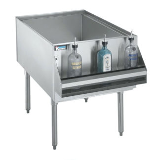 Krowne KRPT-2436-10 35" x 24" Royal Series Drop In Ice Bin w/ 175 lb Capacity - Stainless