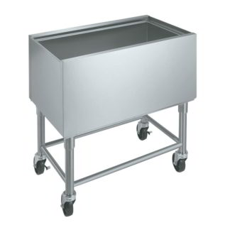 Krowne MB-1830 30" x 18 1/2" Drop In Ice Bin w/ 97 lb Capacity - Stainless