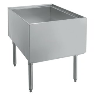 Krowne PT-2436-10 35" x 24" Silver Series Drop In Ice Bin w/ 210 lb Capacity - Stainless
