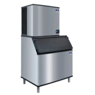 Manitowoc Ice IDT0750A/D970 680 lb Indigo NXT Full Cube Ice Maker w/ Bin - 882 lb Storage, Air Cooled, 208-230v/1ph