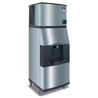 Manitowoc Ice IDT0750A/SPA312 680 lb Indigo NXT Full Cube Ice Maker w/ Ice Dispenser - 180 lb Storage, Bucket Fill, 208-230v/1ph