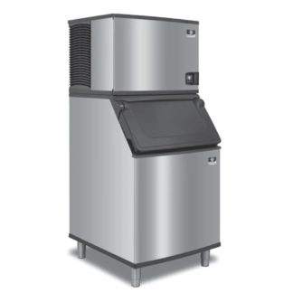 Manitowoc Ice IDT0750W-261/D570 703 lb Indigo NXT Full Cube Ice Maker w/ Bin - 532 lb Storage, Water Cooled, 208-230v/1ph