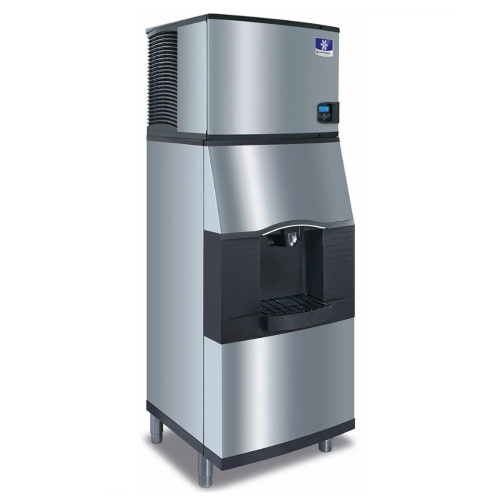 Manitowoc Ice IDT0750W/SPA312 703 lb Full Cube Ice Maker w/ Ice Dispenser - 180 lb Storage, Bucket Fill, 208-230v/1ph