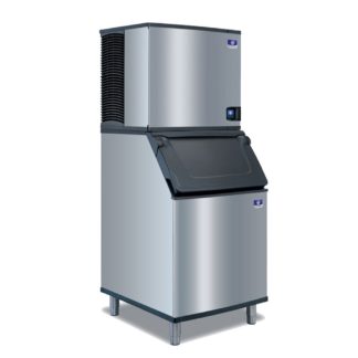 Manitowoc Ice IDT0900A/D570 851 lb Indigo NXT Full Cube Ice Maker w/ Bin - 532 lb Storage, Air Cooled, 208-230v/1ph