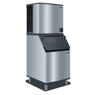 Manitowoc Ice IDT0900W-261/D970/K00470 780 lb Indigo NXT Full Cube Ice Maker w/ Bin - 882 lb Storage, Water Cooled, 208-230v/1ph