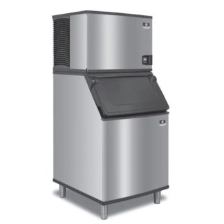 Manitowoc Ice IYT0750A/D970 715 lb Indigo NXT Half Cube Ice Maker w/ Bin - 882 lb Storage, Air Cooled, 208-230v/1ph