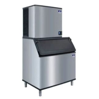 Manitowoc Ice IYT0900W/D970 785 lb Indigo NXT Half Cube Ice Maker w/ Bin - 882 lb Storage, Water Cooled, 208-230v/1ph