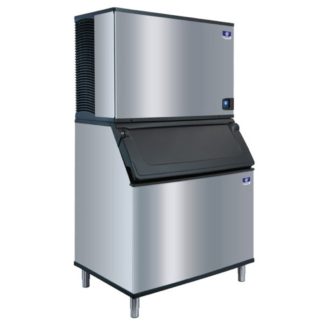 Manitowoc Ice IYT1500N/JCT1500/D970 1700 lb Indigo NXT Half Cube Ice Maker w/ Bin - 882 lb Storage, Remote Cooled, 208-230v/1ph