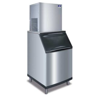 Manitowoc Ice RFF1220C/RCUF1200/D970 1152 lb Indigo NXT Flake Ice Maker w/ Bin - 882 lb Storage, Remote Cooled, 208-230v/1ph