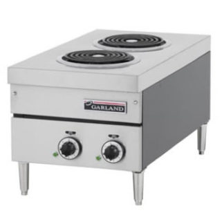 Garland E24-12H 15" Electric Hotplate w/ (2) Burners & Infinite Controls