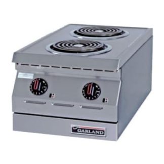 Garland ED-15H 15" Electric Hotplate w/ (2) Burners & Infinite Controls
