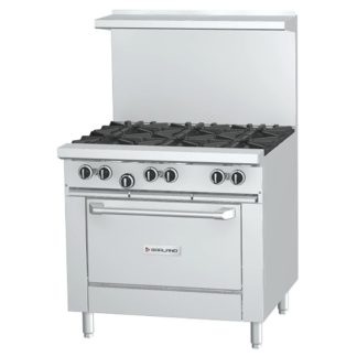 Garland G36-6R 36" 6 Burner Gas Range w/ Standard Oven