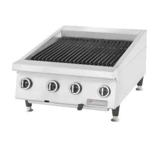 Garland GTBG24-AR24 24" Countertop Charbroiler w/ Cast Iron Grates - Manual Controls