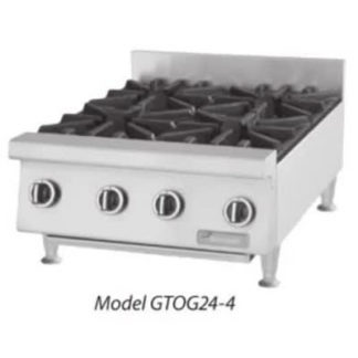 Garland GTOG36-6 36" Gas Hotplate w/ (6) Burners & Manual Controls