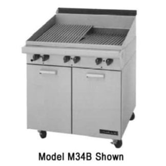 Garland M34BT Master Series Charbroiler, 34"W x 23"D, Briquettes, Modular
