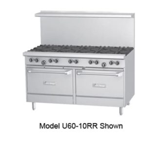 Garland U60-10RR 60" 10 Burner Gas Range w/ (2) Standard Ovens