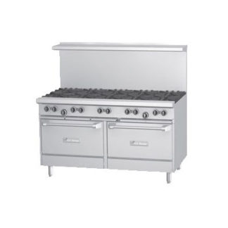 Garland U60-6G24RR 60" 6 Burner Gas Range w/ Griddle & (2) Standard Ovens
