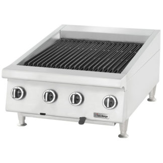Garland UTBG24-AB24 24" Countertop Charbroiler, Ceramic, Adjustable Cast Iron Grates