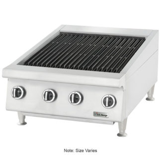 Garland UTBG72-NR72 70 7/8" Countertop Charbroiler w/ Manual Control & Cast Iron Grates