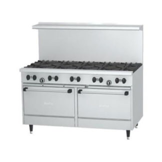Garland X60-10RS 60" 10 Burner Gas Range w/ Standard Oven & Storage Base