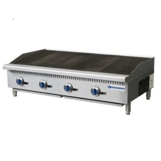 Standard Range SR-CB48-M 48" Gas Countertop Radiant Charbroiler - 140,000 BTU