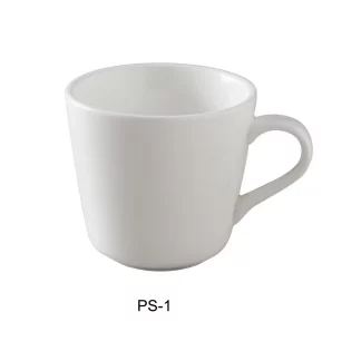 Yanco PS-007 Rice Bowl, 8.5 Oz Capacity, 4.5" Diameter, Porcelain, Bone White, Pack of 48