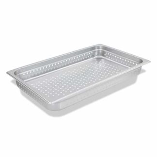 Crestware 5006P Saf-T-Stak Full Size Perforated Steam Table Pan 6" Deep