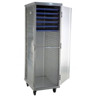 Carter-Hoffmann E8639H 3/4 Height Non-Insulated Mobile Heated Cabinet w/ (34) Pan Capacity, 120v
