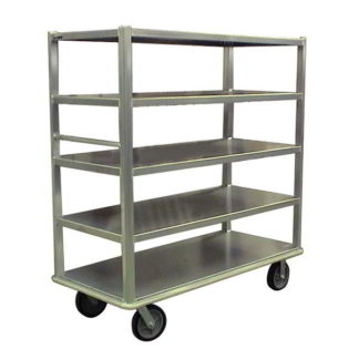 Carter-Hoffmann T545 Queen Mary Cart - 5 Levels, 3000 lb. Capacity, Aluminum, Marine Edges