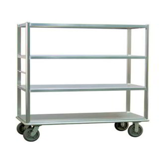 Carter-Hoffmann T724 Queen Mary Cart - 4 Levels, 2000 lb. Capacity, Aluminum, Marine Edges