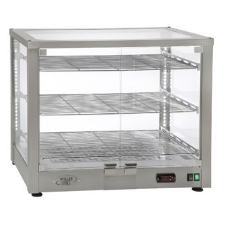 Equipex WD780S-3/1 30 1/2" Full Service Countertop Heated Display Case - (3) Shelves, 120v