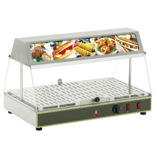 Equipex WDL-100 24" Self Service Countertop Heated Display Case - (1) Shelf, 120v