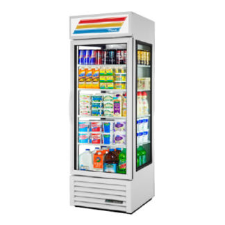 True GEM-23-HC~TSL01 27" One Section Glass Door Merchandiser, (1) Right Hinge Door, 115v (White)