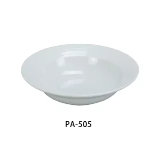 Yanco PA-505 Fruit Bowl, 5.5 Oz Capacity, 5.25" Diameter, Porcelain, Super White, Pack of 36
