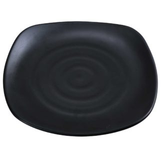 Yanco BP-1109 9" Melamine Plate, Black - 2 Dozen