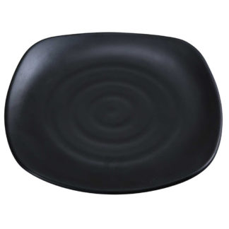 Yanco BP-1110 10" Melamine Plate, Black - 2 Dozen