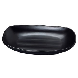 Yanco BP-2208 12 oz Melamine Bowl, Black - 4 Dozen
