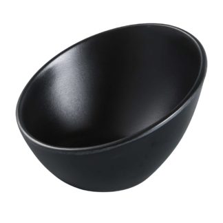 Yanco BP-3105 5 oz Melamine Sheer Bowl, Black - 4 Dozen