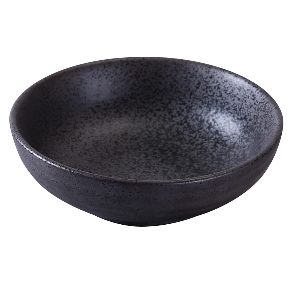 Yanco DB-3006 9 oz Diamond Black Salad Bowl - Porcelain, Black - 3 Dozen