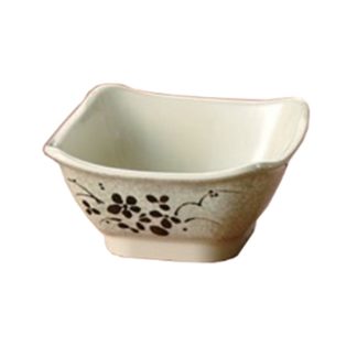Yanco HO-5450 10 oz Melamine Bowl, Beige - 4 Dozen
